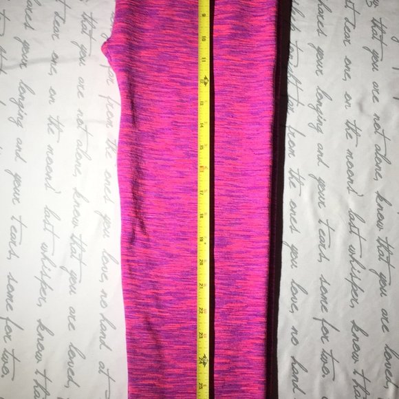 Pink Yoga Pants Narrow Cuff Petite L - Picture 4 of 11